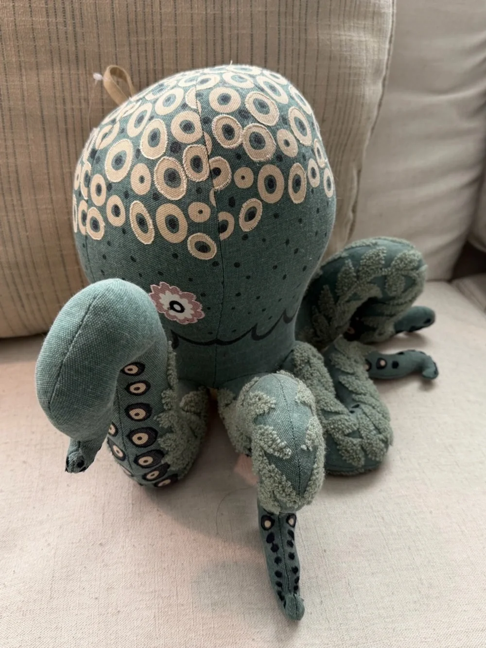Crate&Barrel Green Octopus Wall Decor